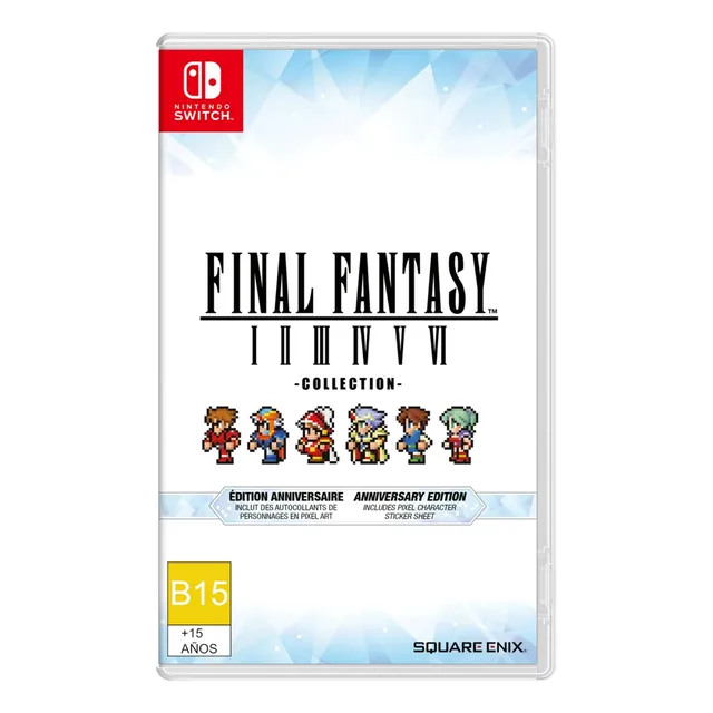 Final Fantasy I-VI Pixel Remaster Anniversary Collection Nintendo Switch