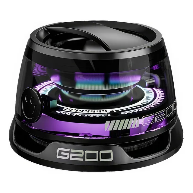 Mini Altavoz Magnético Bluetooth Bocina Portátil Con Luz Rgb