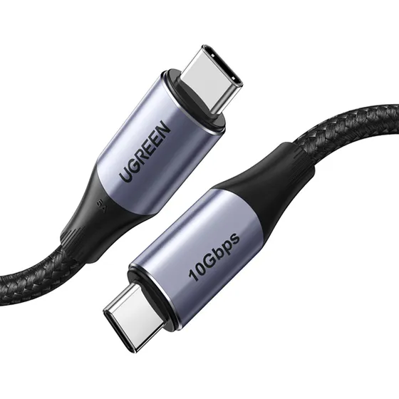 Cabo De Dados Ugreen Usb-c 3.1 Macho 1 Metro Preto