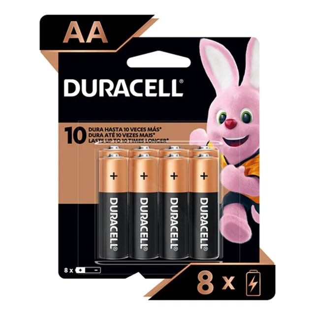 Pack 8 Pilas Duracell Aa Alcalina