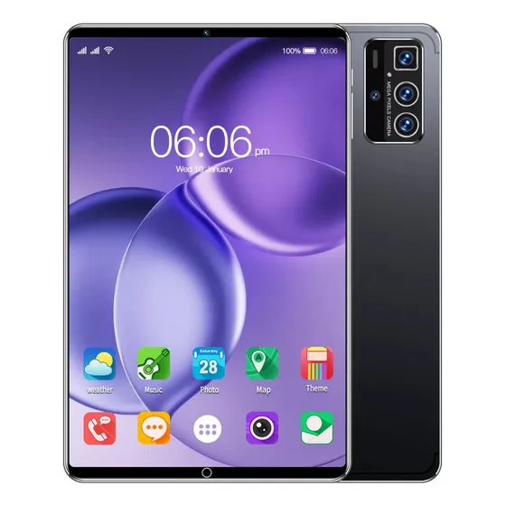 Tableta Mtk6592 14 Pro Chip 10.1 En Rom128gb Y Ram6gb Negro