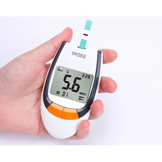 Medidor De La Glucosa En Sangre + Kit De Lápiz De Lancet.