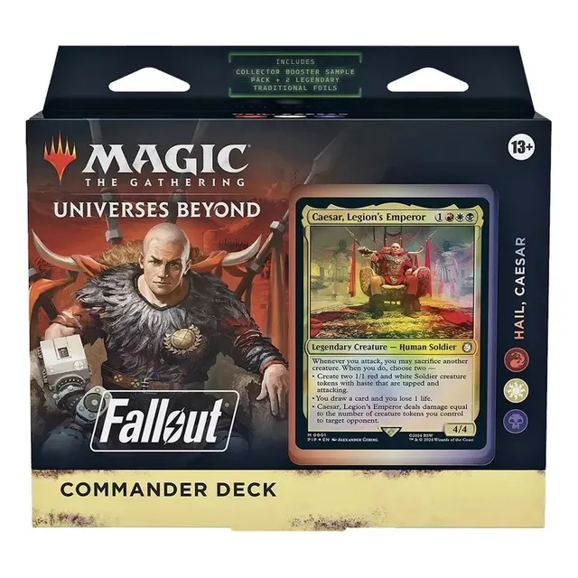 Deck Commander Magic Fallout Hail Caesar Baralho Lançamento
