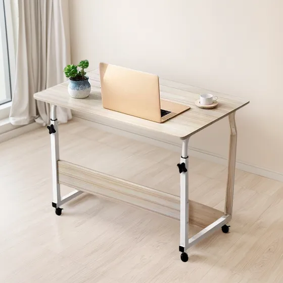 Mesa Auxiliar Para Pc Altura Ajustable Cama Sillon 60x40cm