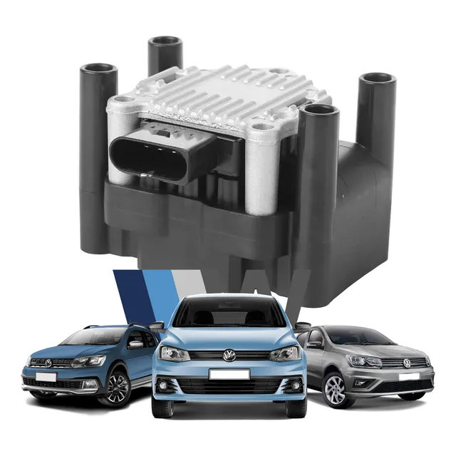 Bobina Encendido 4 Pines Vw Gol Voyage Saveiro 1.6 G5 G6 G7