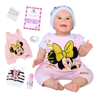 Boneca Reborn BebĂȘ Realista Menina Siliconada Envio Imediato Boneca Reborn BebĂȘ Realista Menina Siliconada Envio Imediato