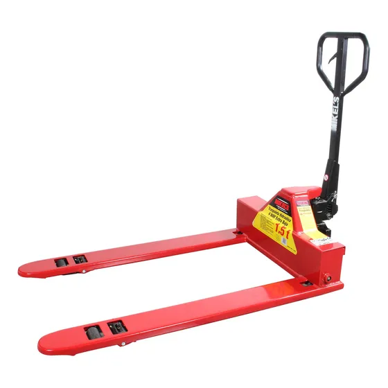 Mikel´s Traspaleta Ruedas De Nylon Extra Baja 4 Way 1.5 Ton Color Rojo