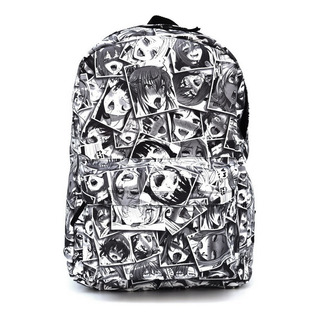 Mochila Negra Ahegao Manga Backpack Mochila Negra Ahegao Manga Backpack