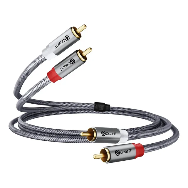 Cable De Audio Estéreo - Rca - 100cm - Blindados - Hifi