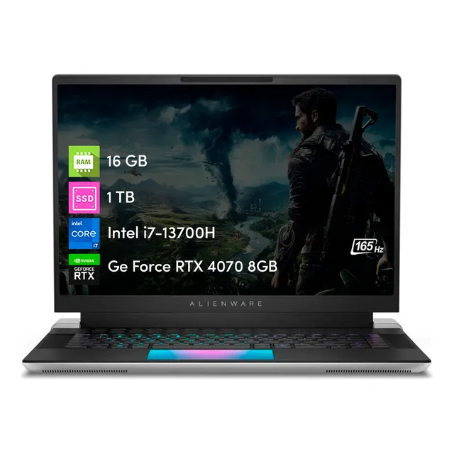 Notebook Dell Alienware X16 I7 13va 16gb 1tb Rtx4070 8gb 16 