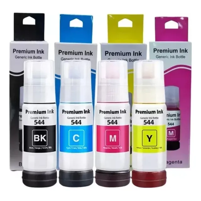 4 Tintas Color Para Epson 504/544 L1110 L5590 L3250 L3210
