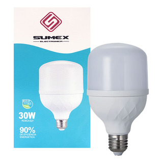 Foco Led Bombilla Base E27 30w 6500k Super Iluminacion Foco Led Bombilla Base E27 30w 6500k Super Iluminacion