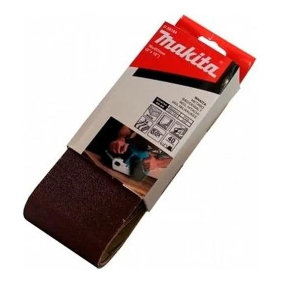 Set 3 Lijas De Banda 3 X 18  Grano 240 Makita D-59259 