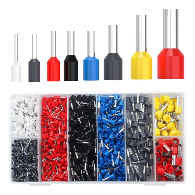 1200 Pc Terminales Aisladas (ferrules) Conectores De Alambre