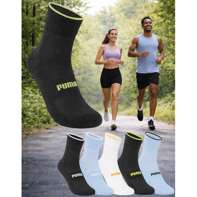 Meia Puma Poliamida Esportiva Corrida Dry Fit Ciclismo Sport Grafite G (39-44) Meia Puma Poliamida Esportiva Corrida Dry Fit Ciclismo Sport Grafite G (39-44)