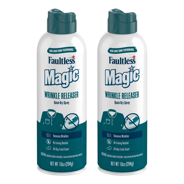 Pack x2 Spray Antiarrugas Almidón En Aerosol 284 g c/u Faultless