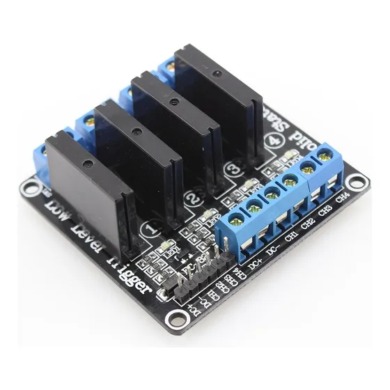 Modulo De 4 Relevadores Estado Solido Ssr 5v Relay - Arduino