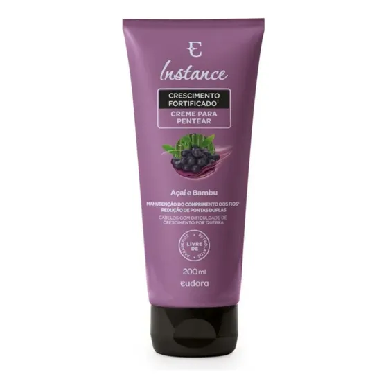 Creme De Pentear Açaí E Bambu Instance Eudora 200ml