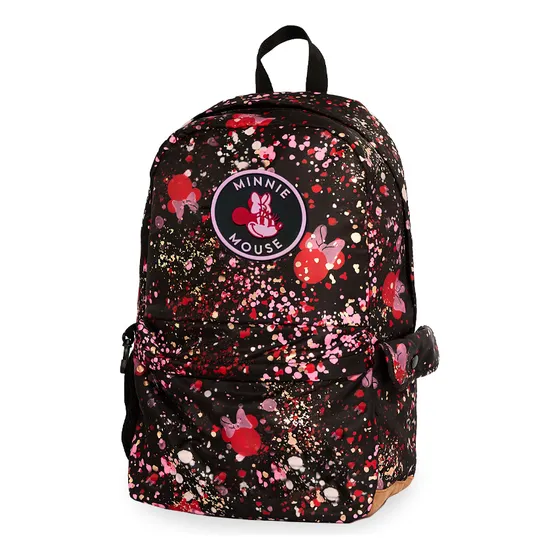 Mochila Mooving Minnie Mouse 2025 Comp P Notebook 42x28x15cm Color Negro Diseño De La Tela Sparkle