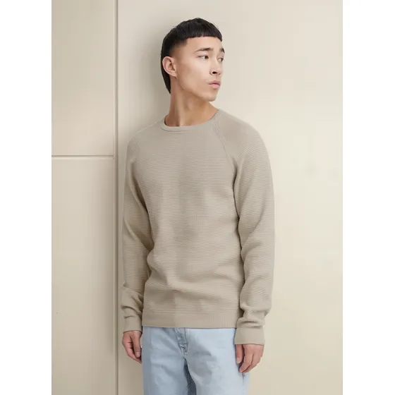 Sweater Hombre Tejido Blend He 20716394 Oystergray