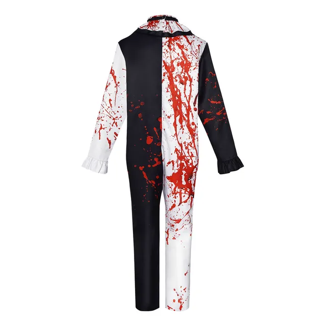 Disfraz Payaso Asesino Unisex, Traje Cosplay Halloween Terro