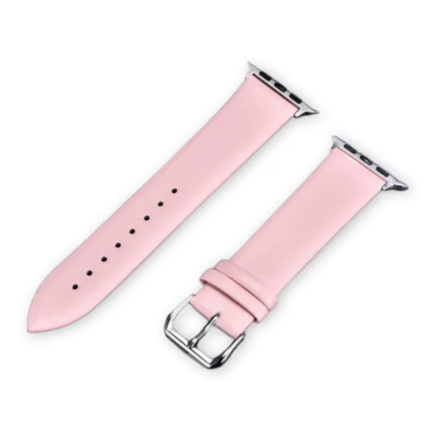 Correa Lujo 100% Cuero Genuino Colores Para Apple Watch