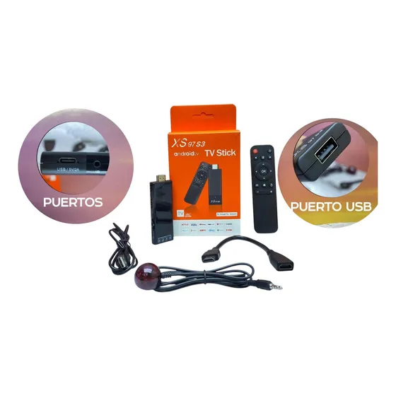 Tv Box Stick S3 Ram 2 Gb, Rom 16 Gb, Android 10, 4k.