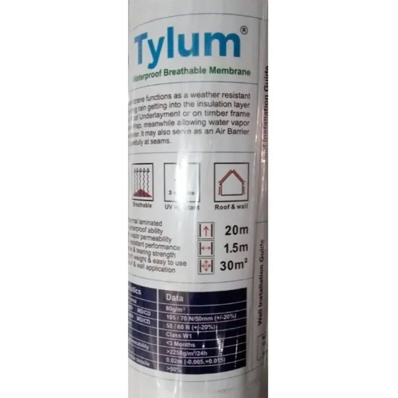 Aislante Papel Tylum Simil Tyvek X 30m2