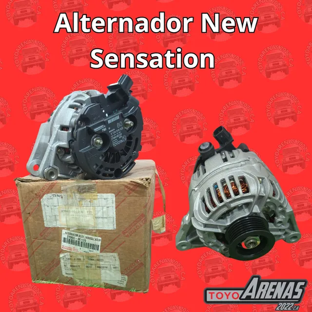 Alternador Sensación Original Toyota (4 Pines)
