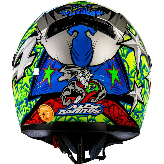 Capacete Ls2 Ff358 Piloto Alex Barros Lançamento Exclusivo