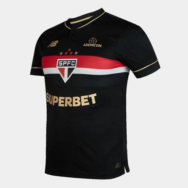 Camisa São Paulo Jogador Iii Oficial 2025/26 Masculina Preto G
