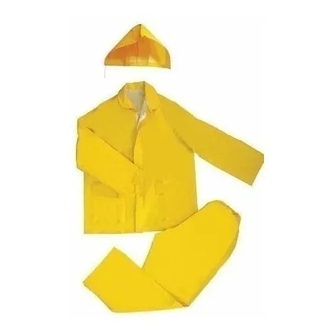 Impermeable Tipo Motorizado C/capucha,0.30 Micras,