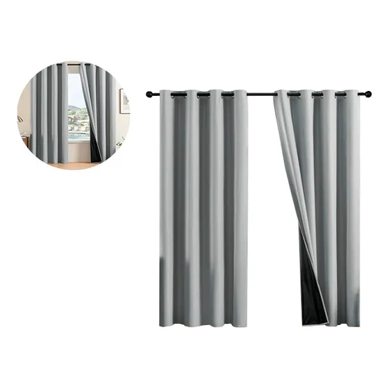 Cortina Blackout Medida 1.32 X 2.13 Gris