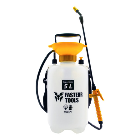 Pulverizador De Pressão Manual Agrícola 5l Jardim - Fasterr Cor Branco Pulverizador De Pressão Manual Agrícola 5l Jardim - Fasterr Cor Branco