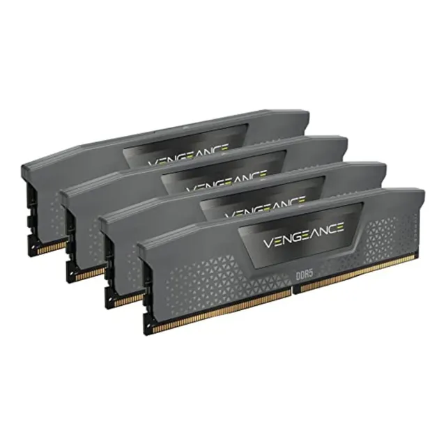 Corsair Vengeance Ddr5 64gb (4x16gb) Ddr5 5600mhz Cl36 Amd Expo Intel Xmp Icue Memoria De Ordenador Compatible - Gris (cmk64gx5m4b5600z36)