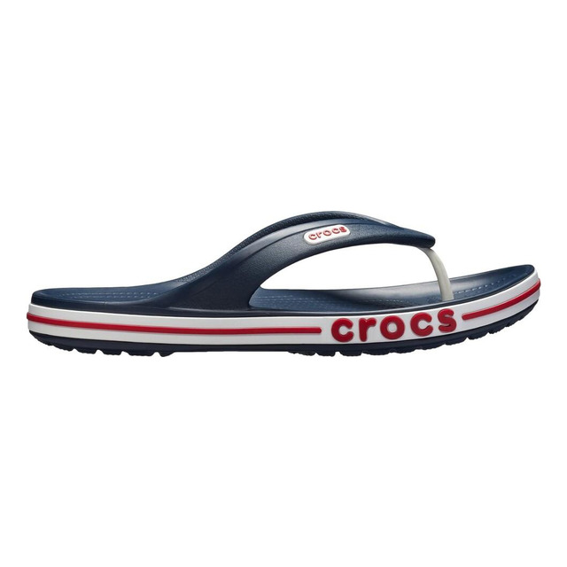 Chinelo Crocs Bayaband Flip Navy/pepper Chinelo Crocs Bayaband Flip Navy/pepper
