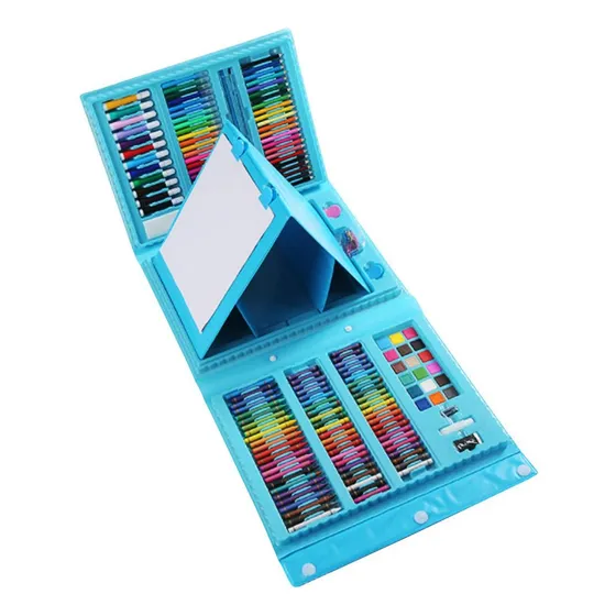 Kit Valija Maletin De Arte Escolar Didáctico Set 208 Piezas