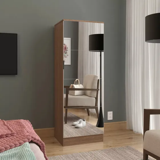 Sapateira Pequena Espelhada Para Quarto E Closet Paris