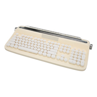 Teclado De Máquina De Escrever Sem Fio Estilo Retro 104 Tecl Teclado De Máquina De Escrever Sem Fio Estilo Retro 104 Tecl