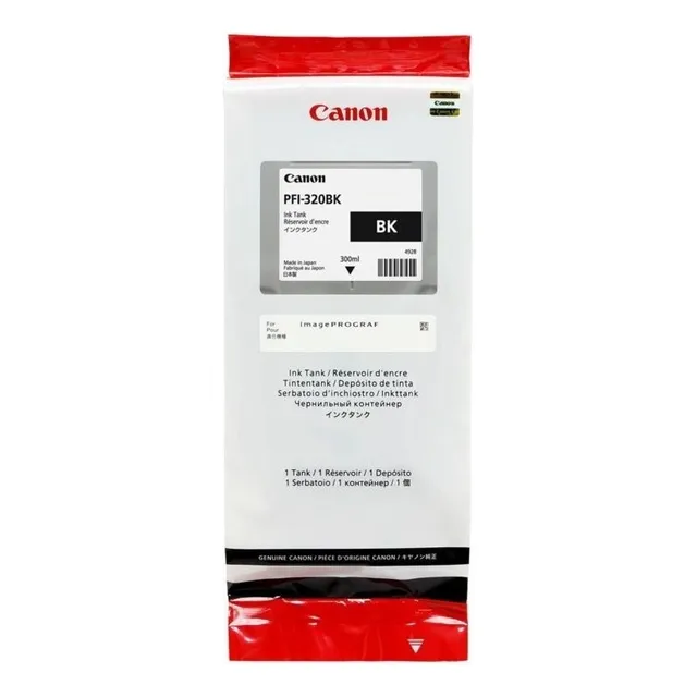 Tanque De Tinta Canon Pfi-320bk Color Negro 300ml 2890c0 /vc