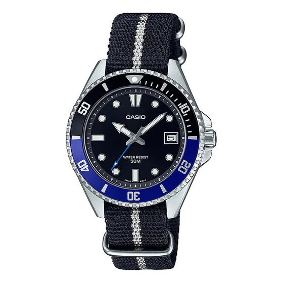 Reloj Casio Mdv-10c-1a2 Acero Hombre Plateado