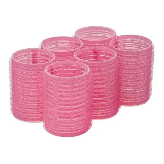 Kit 6 Bobs Velcro Cabelo Formador Cachos Médio Grande N5 Dom