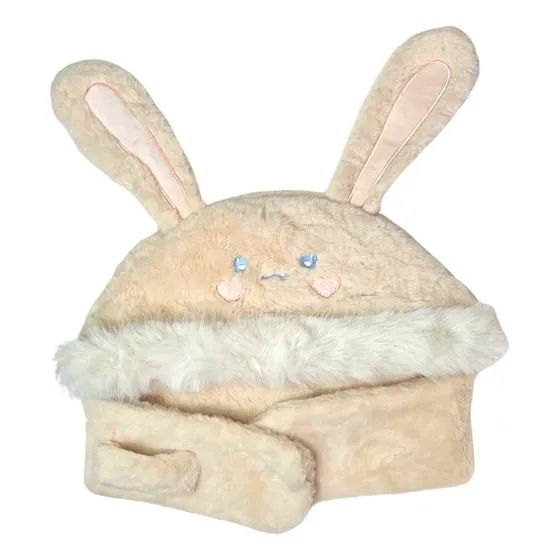 Gorro De Conejito Con Bufanda Incluida Mm-8435