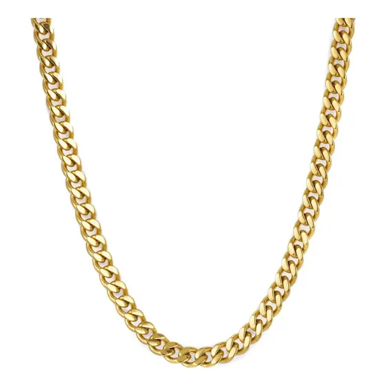 Collar Cadena Hombre Acero Quirúrgico 5-7 Mm 