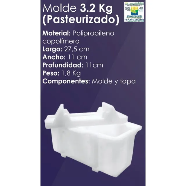 Molde De Queso 3.2 Kg