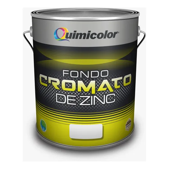 Fondo Cromato De Zinc Anticorrosivo 1 Galón Quimicolor