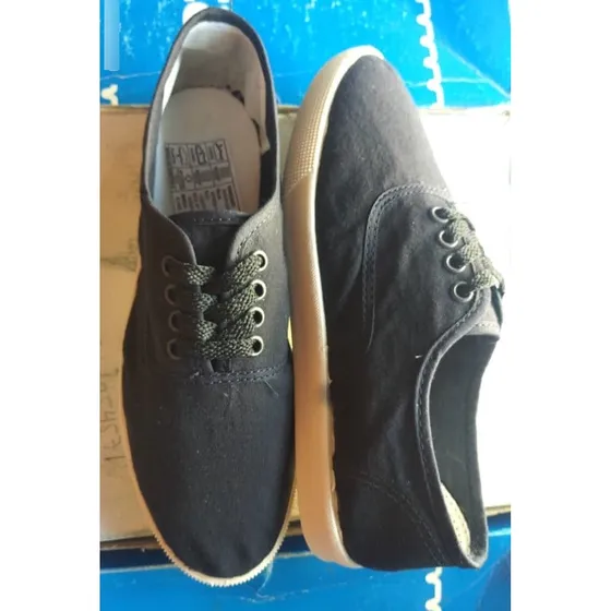 Zapato De Tela Escolar Tipo Vans Del 35 Al 39 Unisex