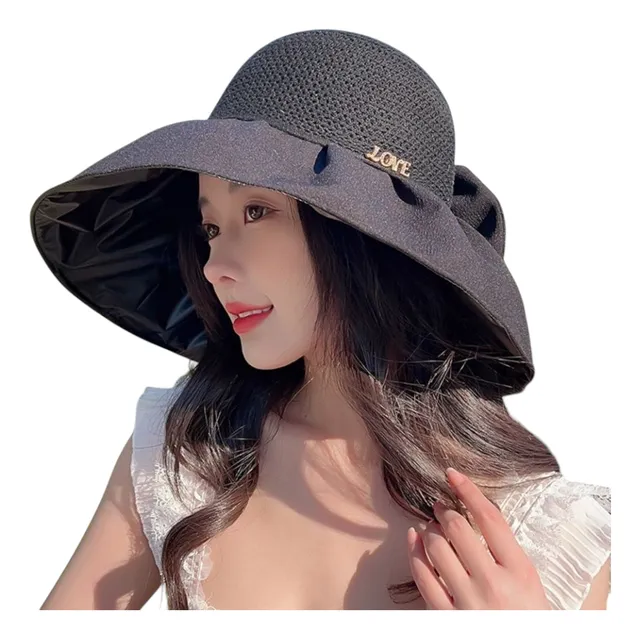 Sombrero De Ala Ancha Con Laso Elegante