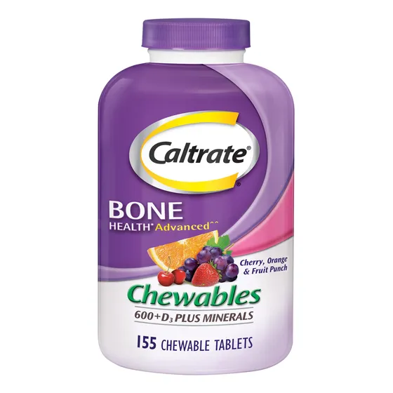 Suplemento Caltrate Chewables 600 Plus D3 Plus Minerals 155c
