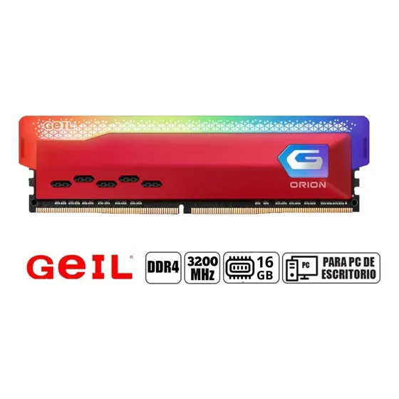 Memoria Ram Geil Orion  Rgb Ddr4 16gb 3200mhz Pc